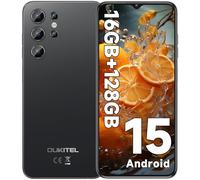 OUKITEL C1 Smartphone Android 15, 16GB +128GB/1TB Telefono Cellulare 2025, 6.52" HD+ Telefoni, 5150mAh Cellulari e Smartphone 4G, 13MP+5MP, Octa Core, Dual SIM 3 Slot/GPS/Fingerprint/OTG/3.5mm Jack