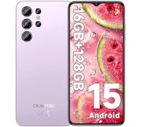 OUKITEL C1 Smartphone Android 15, 16GB +128GB/1TB Telefono Cellulare 2025, 6.52" HD+ Telefoni, 5150mAh Cellulari e Smartphone 4G, 13MP+5MP, Octa Core, Dual SIM 3 Slot/GPS/Fingerprint/OTG/3.5mm Jack