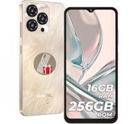 OUKITEL C3 Android Smartphone 16GB +256GB/1TB TF 6.52" HD 5000nAh Mobile Phone 2025, Mobile Phones and Smartphones 4G Dual SIM,13MP+5MP Camera/Face ID/OTG/3.5mm Jack Oro [Energy Class A]