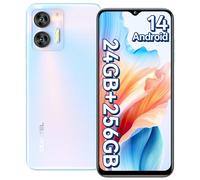 OUKITEL C36 256GB Android 14 Smartphone, 24GB+256GB/1TB, 6.56" HD+/90Hz Display Telefono Cellulare,13MP Fotocamera,5150mAh,Dual SIM 4G Telefoni Offerta,Face ID/Fingerprint/Octa Core/GPS/OTG, Blu,2025