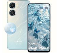 OUKITEL C58 Pro Smartphone Android 14-24GB RAM+256GB ROM(TF 1TB) Cellulare 6.7" HD+ 90Hz 5150mAh Telefono Cellulare Offerta 50MP+8MP Camera NFC/3 Slot/Fingerprint/Face ID/3.5mm Jack/OTG,verde