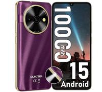 OUKITEL C59 Android 15 telefoni cellulari 2025-10000mAh batteria grande smartphone, display da 6,9 pollici, 16 GB+128 GB/1 TB, torcia 120LM, fotocamera 13 MP, telefono 4G Dual SIM gratuito sbloccato