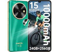 OUKITEL C59 Pro Smartphone Android 15-24GB RAM + 256GB ROM(1TB) Cellulari 10000mAh Telefono Cellulare,6.88" HD+ 90Hz,13MP/Torcia 120 Lumen/Impronta digitale/Face ID/Doppia SIM/NFC/OTG,Verde