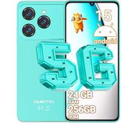 OUKITEL C6 Smartphone, 24GB+256GB/1TB Telefono Cellulare, 6.8" 90HZ Schermo Waterdrop, Android 15 Cellulare, Batteria da 5150 mAh, 50MP +5MP, 5G Doppia SIM, Face ID & Impronta Digitale/OTG, Verde