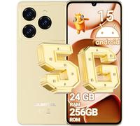 OUKITEL C6 Smartphone, 24GB+256GB/1TB Telefono Cellulare, 6.8" 90HZ Schermo Waterdrop, Android 15 Cellulare, Batteria da 5150 mAh, 50MP +5MP, 5G Doppia SIM, Face ID & Impronta Digitale/OTG, Oro