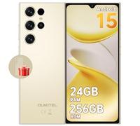 OUKITEL C61 PRO Smartphone Android 15-6,88" HD+ In-Cell 90Hz Cellulare 24(8+16) GB RAM + 256GB ROM/TF 1TB 5150mAh, 13MP+5MP 4G Dual SIM Cellulari e Smartphone NFC/Face ID/Fingerprint/OTG Oro