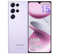 OUKITEL C61 PRO Smartphone Android 15-6,88" HD+ In-Cell 90Hz Cellulare 24(8+16) GB RAM + 256GB ROM/TF 1TB 5150mAh, 13MP+5MP 4G Dual SIM Cellulari e Smartphone NFC/Face ID/Fingerprint/OTG Viola