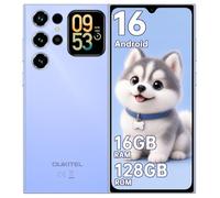 OUKITEL C62 Android 16 Smartphone Offerta - 6,88 Pollici 5150mAh,Blu | Android 16,Doppio Display 6,88 Pollici 90Hz+1,81 pollici,Batteria 5150 mAh,fotocamera 13MP+5MP,4GB+128GB/1TB, 2 Anni Garanzia