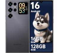 OUKITEL C62 Android 16 Smartphone Offerta - 6,88 Pollici 5150mAh,Nero | Android 16,Doppio Display 6,88 Pollici 90Hz+1,81 pollici,Batteria 5150 mAh,fotocamera 13MP+5MP,4GB+128GB/1TB, 2 Anni Garanzia