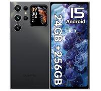 OUKITEL C62 Pro Smartphone Android 15, 24GB+256GB/1TB Telefono Cellulare, 6.88'' &1.81'' Rear Display Telefono, 5150mAh Cellulare,13MP Smartphone Gaming, Octa Core, 4G Dual SIM/NFC/Fingerprint, Nero