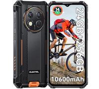 OUKITEL G1 Rugged Smartphone Android 14-2024 24GB+256GB/1TB Telefono Indistruttibile, 6.52" HD+ 48MP Camera 10600mAh Octa-Core IP68/IP69K Cellulare Robusto, 4G Dual SIM/NFC/OTG Cellulare Antiurto