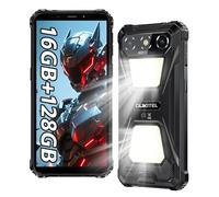 OUKITEL G5 Rugged Smartphone 2025, 16GB+128GB/1TB Telefono Indistruttibile, 6300mAh Cellulare Antiurto, 6" HD Telefono Rugged, 13MP+5MP Smartphone Android 14, Octa-core, Dual SIM 4G/OTG/GPS, Nero
