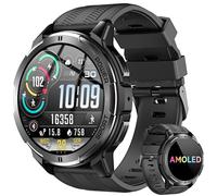 OUKITEL Orologio da uomo, Smart Watch con schermo AMOLED da 1,43", autonomia di 14 giorni, 5 ATM impermeabile, chiamata Bluetooth, monitoraggio del sonno, SpO2 100+modalità sportive, informazioni