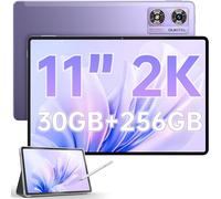 OUKITEL OT8 Tablet 11 Pollici 2K, Android 13 Tablet con Penna, 30(6+24) GB+256GB Gaming Tablet, Octa-Core Unisoc T606 Tablet 4G LTE, 8800mAh, 8MP+13MP AI camera, Dual SIM/TÜV/GPS/Widevine L1 (VIOLA)