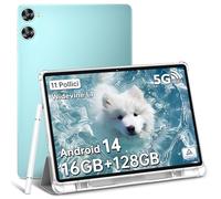 OUKITEL OT9-11 Tablet Android 14 8000mAh, 16GB RAM+128GB ROM/TF 1TB, Bluetooth 5.0/WiFi 6/1280 * 800/Widevine L1/Presa da 3,5 mm