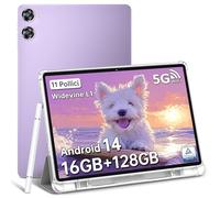 OUKITEL OT9 2025 Newest Tablet Android 14 - 11 Pollici, 16GB RAM+128GB ROM/TF 1TB, 8000mAh, Bluetooth 5.0/WiFi 6/1280 * 800/Widevine L1/Presa da 3,5 mm