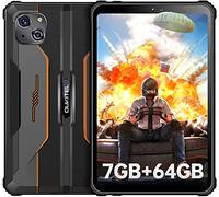 OUKITEL RT3 Rugged Tablet 7GB + 64GB 1TB TF Tablet Indistruttibile, 8" HD+ Schermo Octa-Core Tablet Pc Robust, Android 12 5150mAh 16MP+8MP Impermeabile IP68/69K Banda Globale Face ID Arancio