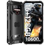 OUKITEL WP23 PRO Android 13 Rugged Smartphone 2024-10600mAh Telefono Indistruttibile, 16(8+8) GB+128GB/1TB Telefono Rugged, 6.52" HD+ 13MP+5MP Telefoni Robusto, 4G Dual SIM,GPS/OTG/Face ID/NFC, Nero