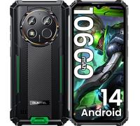 OUKITEL WP28E Rugged Smartphone 2025 Android 14-10600mAh Telefono Indistruttibile, 16GB+64B/1TB Rugged Phone, 6.52" HD Celluare Antiurto, 13MP Cellulare Impermeabile, 4G Dual SIM/GPS/OTG/NFC, Verde