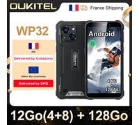 OUKITEL WP32 12GB(4+8) 128GB Telefono Cellulare IP68, Octa-Core, 6.0" HD+, Smartphone Indistruttibile 6300mAh Android 13