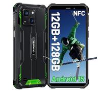 OUKITEL WP32 Rugged Smartphone 2026 - Android 15 12GB(4+8) RAM + 128GB ROM Telefono Indistruttibile - 6.0" HD+ 6300mAh Impermeabile IP68 20MP + 5MP Dual Camera Dual SIM 4G/Face ID/NFC/OTG/GPS Verde