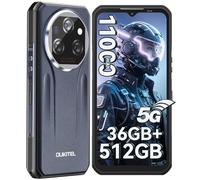 OUKITEL WP39 PRO 5G Smartphone Indistruttibile - 36GB+512GB/2TB Android 14 Telefono Robusto, Batteria 11000 mAh/33 W, FHD+ da 6,6 "Cellulare, Fotocamera da 64 MP+32MP, Dual SIM/Face ID/NFC/GPS, Nero