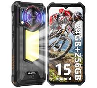 OUKITEL WP53 PRO Rugged Smartphone Android 15, 24GB(8+16) + 256GB/1TB Telefono Indistruttibile, 11000mAh Cellulare Antiurto, 128dB Speaker, 6.52"HD, 50MP, 900lm Luce da Campeggio, 4G Dual SIM/IP68/NFC