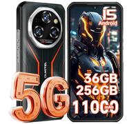 OUKITEL WP55 Android 15 Rugged Smartphone 5G, 36GB+256GB/2TB Telefono Indistruttibile, 11000mAh(33W) Cellulare Antiurto, 6.6” FHD+ 120Hz, 108MP+32MP+8MP Camera, 5G Dual SIM//IP68/69K/OTG/NFC/Face ID
