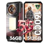 Oukitel WP56 36GB 512GB 6.8" 120Hz FHD+ 5G Dual SIM Batteria 16000mAh NFC Android 15 Rosso