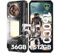 OUKITEL WP56 Rugged Smartphone 5G, 36GB+512GB Telefono Indistruttibile, 16000mAh/45W Rugged Phone, 108MP Telefono Cellulare, 1000LM Luce Campeggio, 6.8" 120Hz Celluare Antiurto, 5G Dual SIM/NFC/OTG