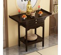 OUKMXSY Altare in Legno, Altare sacrario, Nuovo piedistallo Verticale in Stile Cinese, Altare per offerte di Stregoneria Buddista, Meditazione puja, incenso per la casa, Tributo