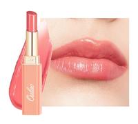 Oulac 2 in 1 Rossetto Corallo e Balsamo - Idratante e Succoso, Trattamento Lucido per Labbra Secche, Screpolate e Fragili, Effetto Morbido Immediato, Formula Vegana 18 Coral Rhythm