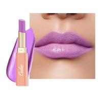 Oulac 2 in 1 Rossetto Lavanda e Balsamo - Idratante e Succoso, Trattamento Lucido per Labbra Secche, Screpolate e Fragili, Effetto Morbido Immediato, Formula Vegana 10 It's ok!