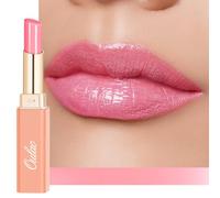 Oulac 2 in 1 Rossetto Rosa e Balsamo - Idratante e Succoso, Trattamento Lucido per Labbra Secche, Screpolate e Fragili, Effetto Morbido Immediato, Formula Vegana 26 Bubblegum