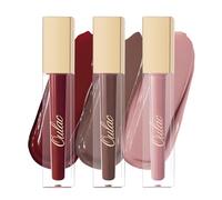 OULAC Kit Rossetti Liquidi Matte - Set 3 Tinte Labbra a Lunga Tenuta 12H - Finish Cremoso & Coprente - Formula Senza Trasferimento - Con Vitamina E - Vegan & Cruelty Free - 4,5mlx3(M18+M27+M16)