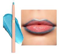 OULAC Matita per labbra blu opaco, impermeabile, dura 24 ore +, formula altamente pigmentata, liscia e a prova di sbavature, contorno delle labbra, vegana