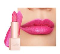 OULAC Rossetto Diamond Lustre, Rossetto Glitter Rosa Altamente Pigmentato, Texture fine e Nessuna Sensazione Di Grana, Formula Idratante a Lunga Durata, Vegan, D09