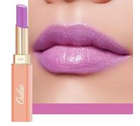 Oulac Rossetto Labbra Lavanda Idratante a Tenuta Prolungata - Effetto Succoso, Applicazione Precisione, Colore Brillante, Texture Morbida，Vegan e Cruelty-free, 10 It's ok!