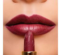 Oulac Rossetto Metallizzato Lucido Rosso, Rossetti Glitter Senza Profumo, Perlato e Brillante, Colore Intenso Lunga Durata, Formula Idratante Nutre le Labbra, Vegan & Senza Glutine, 14 One Last Kiss