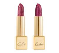 Oulac Rossetto Metallizzato Lucido Set, Altamente Pigmentato, Lucentezza 3D, Lunga Durata, Formula Cremosa e Idratante, Vegan