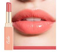 Oulac Rossetto Nutriente Corallo - Nutri e Ammorbidisci le Labbra, Texture Idratante, Lip Care, Idrata e Rimpolpa le Labbra Secche, Vegan, 04 Deep Kiss