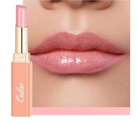 Oulac Rossetto Nutriente Rosa - Nutri e Ammorbidisci le Labbra, Texture Idratante, Lip Care, Idrata e Rimpolpa le Labbra Secche, Vegan, 22