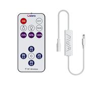 OULARA Controller LED, telecomando wireless RF a 13 tasti e ricevitore a 3 pulsanti con connettore DC, dimmer RF con funzione timer per strisce LED DC12V-24V COB/3528/2835/5050