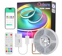 OULARA RGB Smart IC COB LED Striscia Indirizzabile 10M,Striscia Fluida a Colori 24V con modalità Musica, Set di Strisce LED con WIFI Controller con Alexa e Alimentatore per Decorazioni per Feste