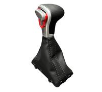 Oulesh Cuffia Cambio per Audi Q5 2010-2022, Coprileva Cambio Automatico con Cuciture Nere e pomello del Cambio, con Guida a Sinistra, 4G1713139R