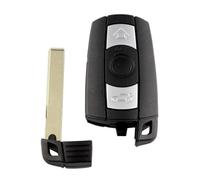 Oulesh Guscio Chiave Telecomando per BMW Serie 1/3/5/6 E90 E91E60 E61 E82 E87 E88 E70 E71 E72 X5 X6, Guscio Chiave Smart remota a 3 Pulsanti
