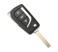 Oulesh Guscio Chiave Telecomando per Toyota Corolla RAV4, Guscio Chiave Auto Pieghevole con Telecomando a 2/3 Pulsanti