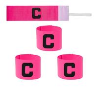 Ouligay 4 fasce per capitano, per adulti, regolabili, per capitano, per bambini, colore rosso, capitano, fascia elastica per capitano, per ragazzi e ragazze