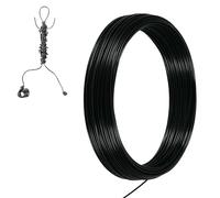 Ouligay Filo per bricolage, sottile, 30 m, per il fai da te, filo d'argento per gioielli, filo di alluminio, per gioielli fai da te, scultura, modellazione, creazione di gioielli