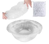 OULIGET Ciotola usa e getta per maschere facciali, sacchetti portatili per salone di bellezza, pellicola elastica in plastica trasparente, per fango, lavabo, adatto per la maggior parte delle